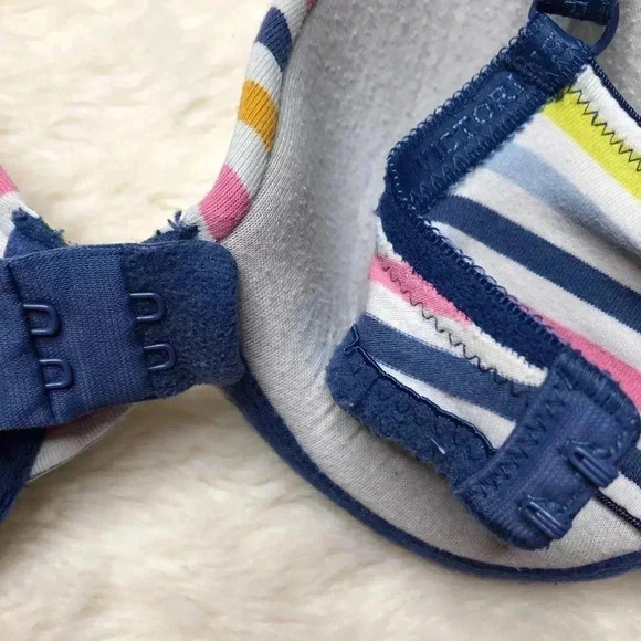 Victoria’s Secret Colourful Striped Cotton  Bra 34B - Picture 10 of 16